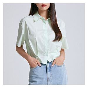 [스파오]크롭 밑단 턱 셔츠 (SPBWC37W91-T)