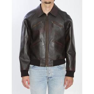 셀린느 가죽 자켓 RV0QF0G58 BROWN