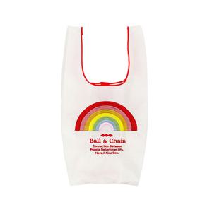 볼앤체인 화이트 레이보우 미니 에코백 210102204 Rainbow