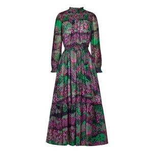 FOCUS  컬러풀 나염 쉬폰 롱 원피스 PBINF5F1OP3111