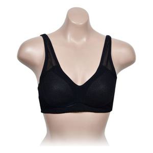 인견 노와이어 90(2XL) 블랙 풀컵 쾌적한 브라 통풍