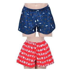 다양한 캐릭터 무늬 남여 커플 트렁크 파자마