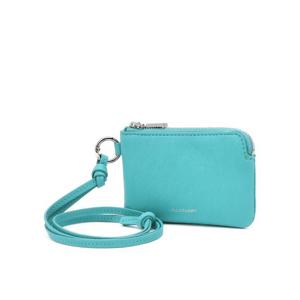 [질스튜어트] 터키쉬블루 가죽 지퍼 파우치 홀더 JAHO5F543