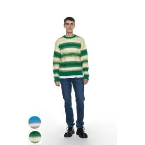 [플랙진]남성 STRIPE ROUND KNIT(PWTT3NTL50M)