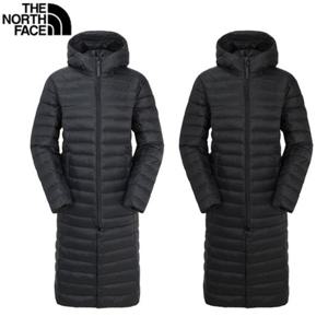 노스페이스 NJ1DR89 여성 롱패딩 버나비 디테쳐블 롱다운 코트