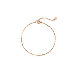 [티르리르]14K 핑크골드 슬림 하프 체인 팔찌 TBSK4P21015M