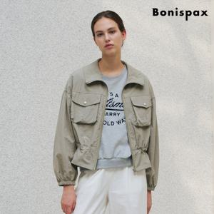 [보니스팍스(여성의류)]아웃포켓 포인트 하이넥 야상 자켓 (XP3JK010L0)