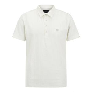 [세인트앤드류스]양말증정 남성 케이블 니트 라이크 카라 반팔 티셔츠  811E3TSA22