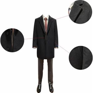 [레노마캐주얼][모직코트]남성코트 25년FW 캐시미어 혼방 모직코트(블랙) RRDIBH910A