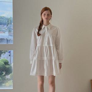 [트위]포비드 캉캉 셔츠 미니 원피스 TNICFOP002-US