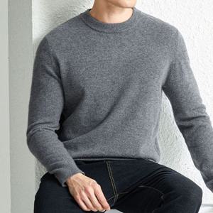 [모로엠] 남성 긴팔 스웨터 레귤러핏 부드러운 니트 ON-KN-QWFG95H9