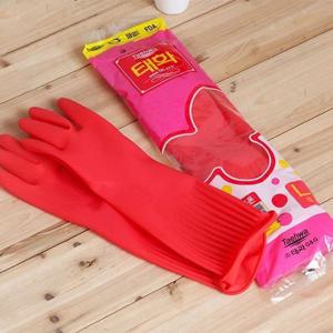 태화 고무장갑(L 대)_레드 주방장갑 10개 고무장갑 빨간장갑 큰고무장갑 고무장갑대