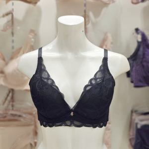 [트라이엄프] 딥브이 드리밍 리본 오일패드 볼륨업브라 TEWBR711 BK