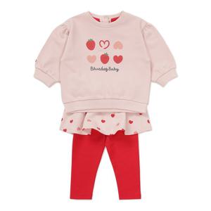 블루독베이비 10 25FW신상 (PK) 하트 치마레깅스 상하세트 (45C70672100)