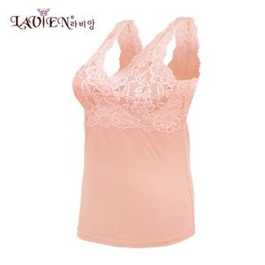 라비앙 고급 레이스 탈부착캡 브라런닝 중년 편한속옷