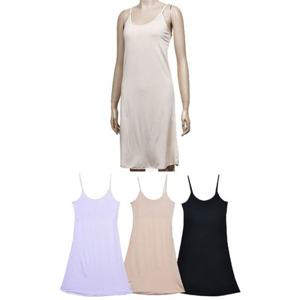 (스킨센스)베이직 인견 끈조절가능 원피스 슬립웨어