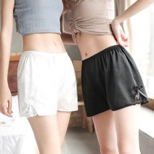 신축성 좋은 쫀쫀한 심플한 편한 리본 홈웨어 반바지