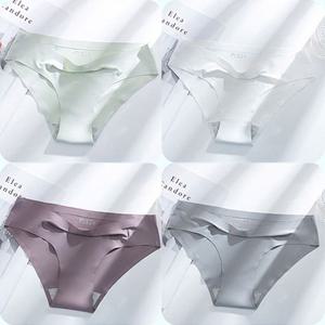 여자팬티 XL 4장 노라인 심리스 삼각 이너팬티 속옷
