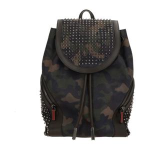 크리스찬루부탱 카모플라주 스터드 드로우스트링 백팩 3255182