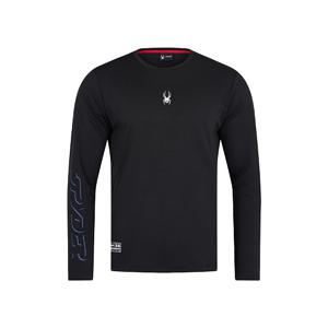 [스파이더] 남성 스트레치 피케 긴팔 티셔츠 SPKFCNRL201MBLK