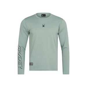 [스파이더] 남성 스트레치 피케 긴팔 티셔츠 SPKFCNRL201MLGN