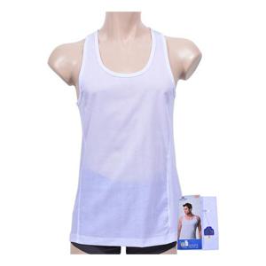 자극적이지 않은 쿨모시 매쉬 백색 남성런닝-110까지