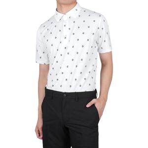 [지포어] 미니 G 패턴 테크 슬림핏 골프 PK티 (G4MF22K105 SNO)