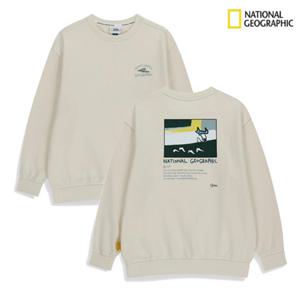 내셔널지오그래픽키즈 K254USW610 907 남여공용 전이수콜라보 맨투맨 티셔츠 초등 고학년딜