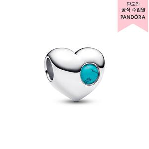 [판도라(주얼리)][백화점 보증서 제공] 인그레이버블 탄생석 하트 참 - 12월 794161C12