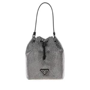 프라다 프라다 미니 블랙 버킷백 2200609