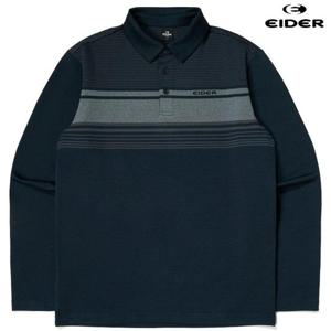 아이더 (DMW24281_Z6) 남성 POP 선염 긴팔 폴로 티셔츠 (Carbon)