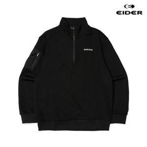 아이더 (DMW24261_Z1) 남성 WOOLY (울리) 긴팔 집업 티셔츠 (Black)