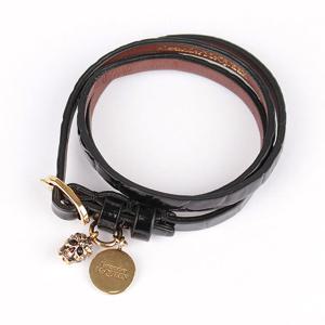 [알렉산더맥퀸] 골드 스컬 더블랩 팔찌 (551156 1JM11 1000)