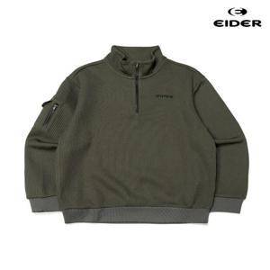 아이더 (DMW24261_K7) 남성 WOOLY (울리) 긴팔 집업 티셔츠 (Khaki)