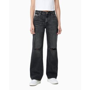 CK진  여성 시그니처 90 s 스트레이트 그레이 데님(47D729G)