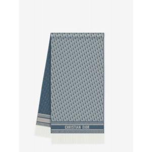 [DIOR] 라프리마 여성 스카프 Oblique 캐시미어 25CDO309I093 524 BLEU /12