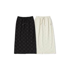 M 라이프워크바지 CQK LW243SK750 모노그램 패턴 LONG SKIRT