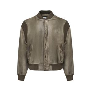 로에베 가죽 자켓 H526Y34L74 4160 Khaki green