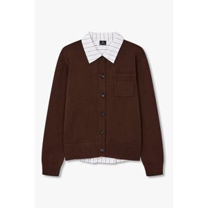 [폴스미스][PS PAUL SMITH] 여성 백 셔츠 패치 가디건(5745328102)