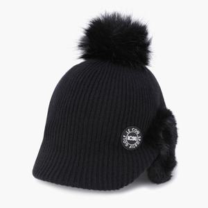 [르꼬끄골프] 여성 방울 귀도리 니트캡 (GQ322LCP92)