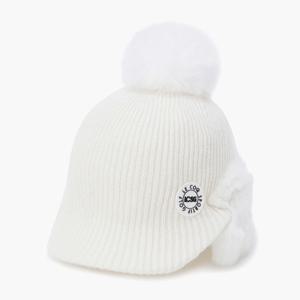 [르꼬끄골프] 여성 방울 귀도리 니트캡 (GQ322LCP92)