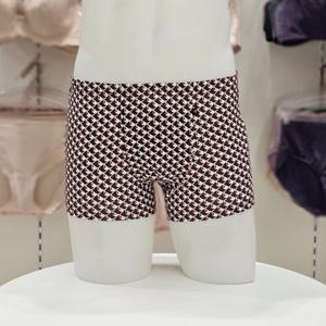 [트라이엄프] 브라운 기하학 인밴드 드로즈 사각팬티 TEMDR713 BR