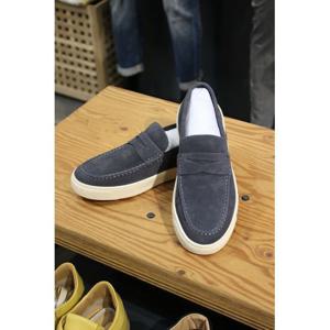 [빠니깔레]MARIO차콜네이비 소가죽스웨이드로퍼 m-gfo01ch