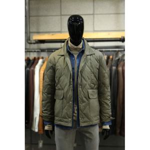 [빠니깔레]MARIO경량오리털 카키베이지퀼팅 다운자켓 m-icjp71be