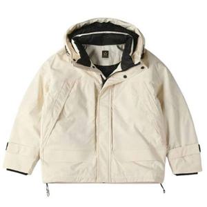 [빠니깔레]MARIO하이넥후드 아이보리화이트 오리털파카 m-icjp65iv