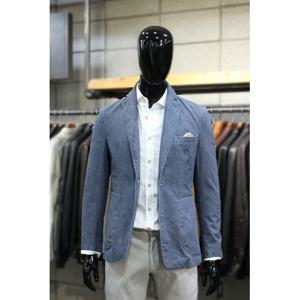 [빠니깔레]MARIO블루스톤워시드 슬림핏 캐주얼코튼자켓 d-gcjk18bl