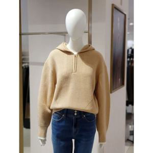 [에꼴드파리]MARIO후드 하프 집업 풀오버 니트 M34RB3ZKKCM34Z