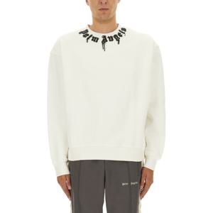 팜엔젤스 릴렉스 핏 리브 커프 크루넥 스웨트셔츠 PMBA08HF25 F