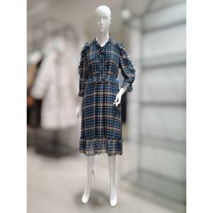 [씨]MARIOSI체크 러플 리본포인트 원피스SFOAH2550