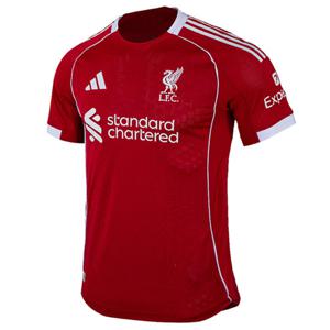 아디다스 리버풀 25-26 홈 어센틱 저지 S/S JY4237 클럽 유니폼 반팔